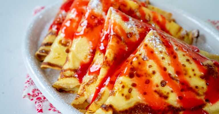 Raspberry Nutella Crepes