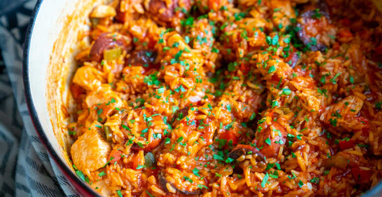 Andouille Sausage and Chicken Jambalaya