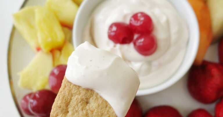 Maraschino Cherry Fruit Dip