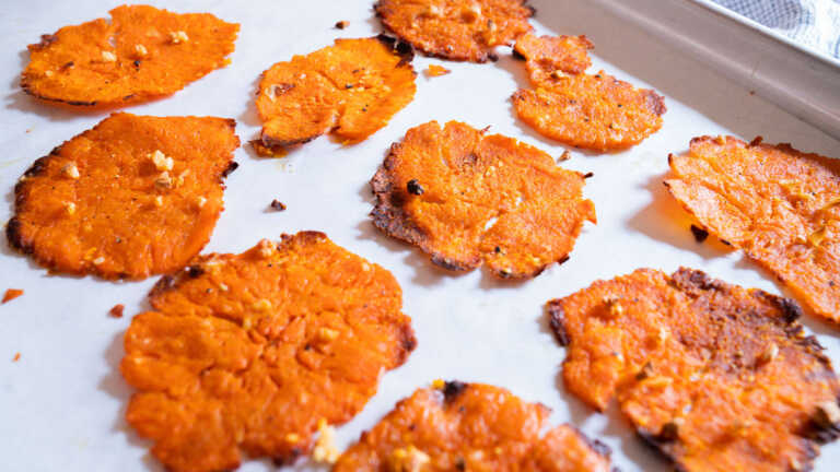 Smashed Sweet Potato Chips
