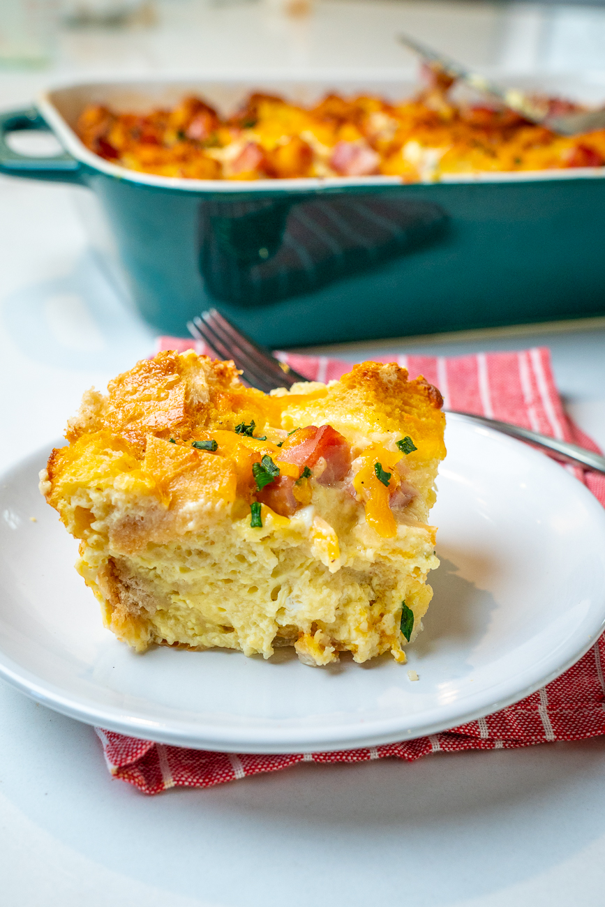 Ham and Cheese Bread Pudding | 12 Tomatoes