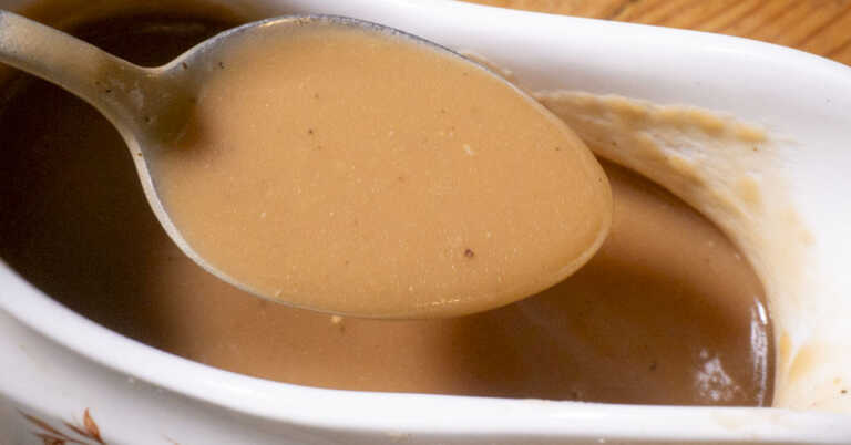 Make-Ahead White Wine Gravy