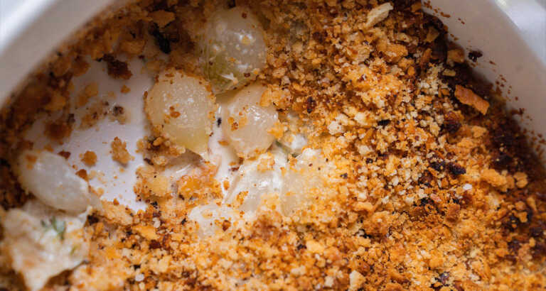 Pearl Onion Gratin