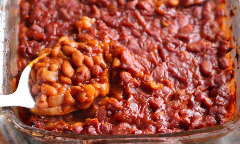 Apple Cider Baked Beans