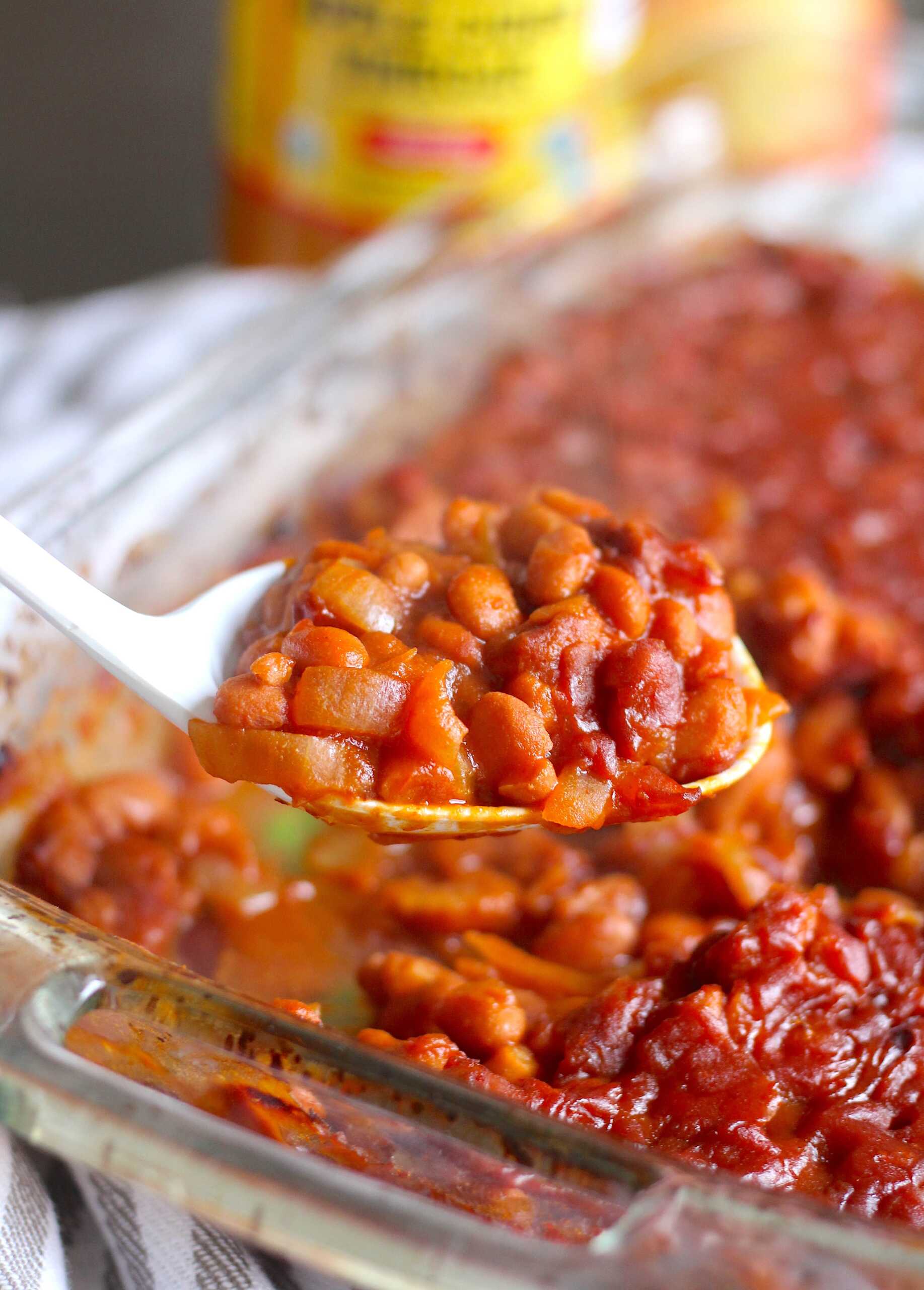 Apple Cider Baked Beans 4-min