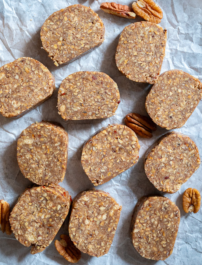 Nana's 3-Ingredient Pecan Log - Southern Bite