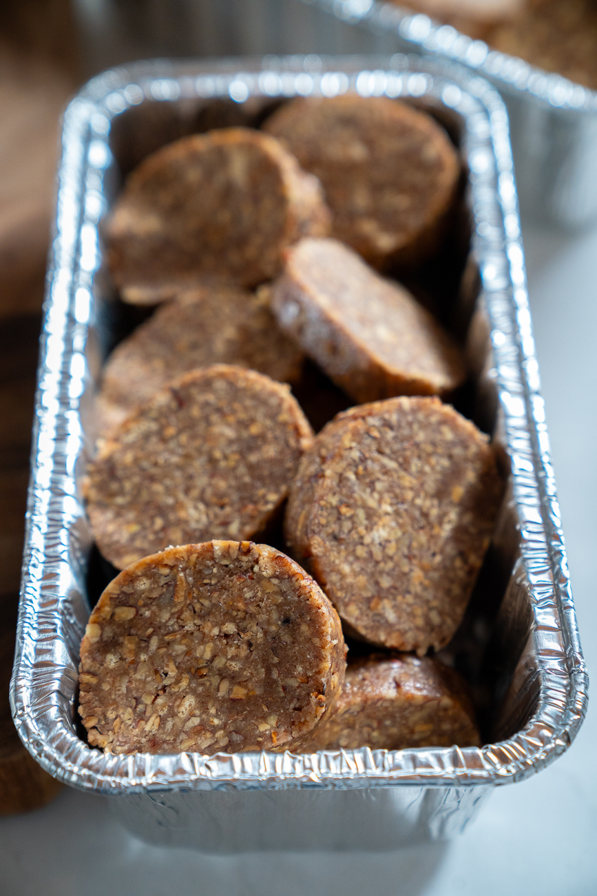 Nana's 3-Ingredient Pecan Log - Southern Bite