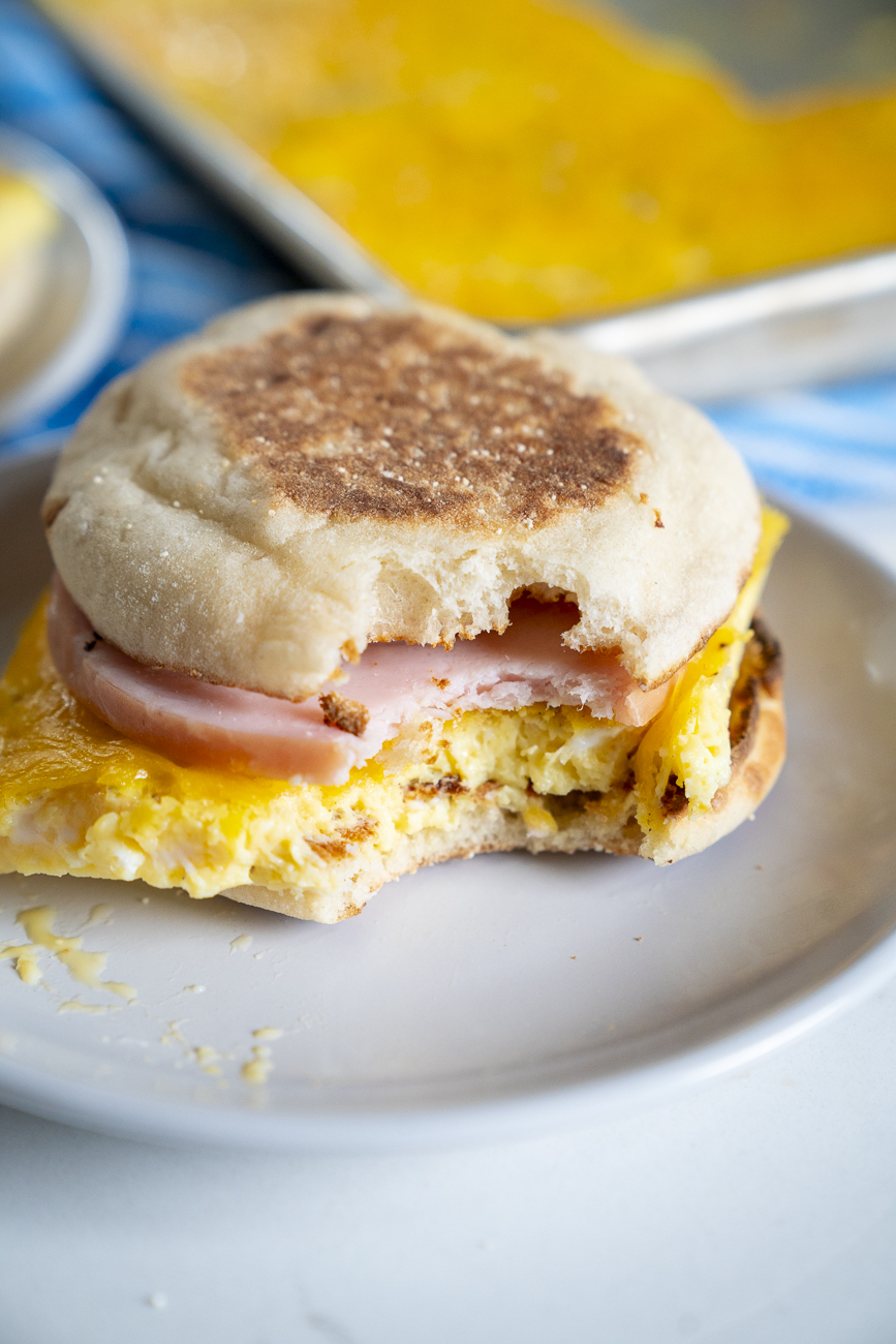 Sheet Pan Breakfast Egg Sandwich with Organic Valley