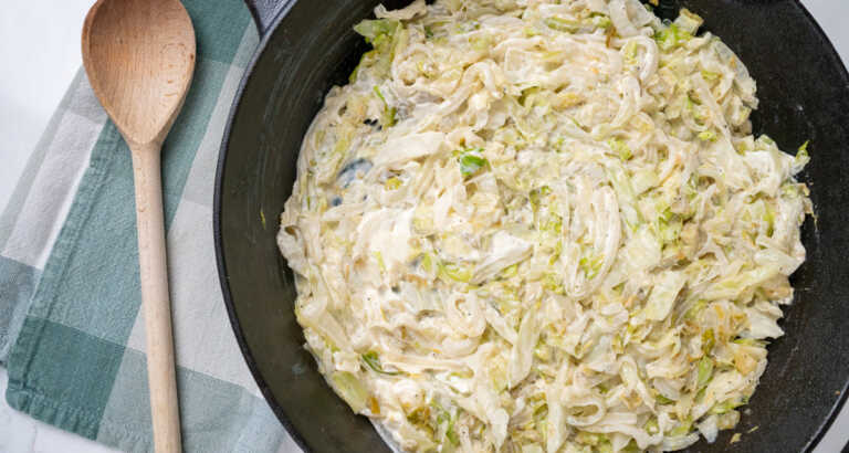Hurry Up Skillet Cabbage