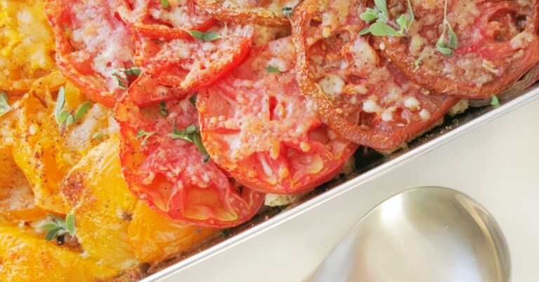 Ombre Tomato Gratin