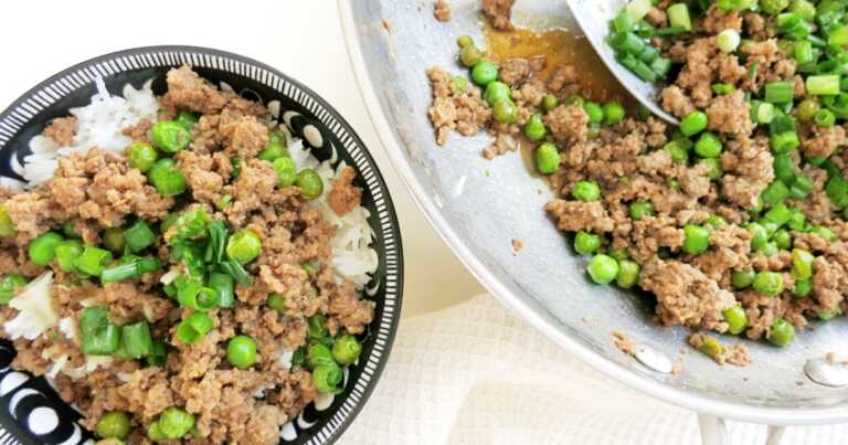 Ginger Ground Beef Donburi
