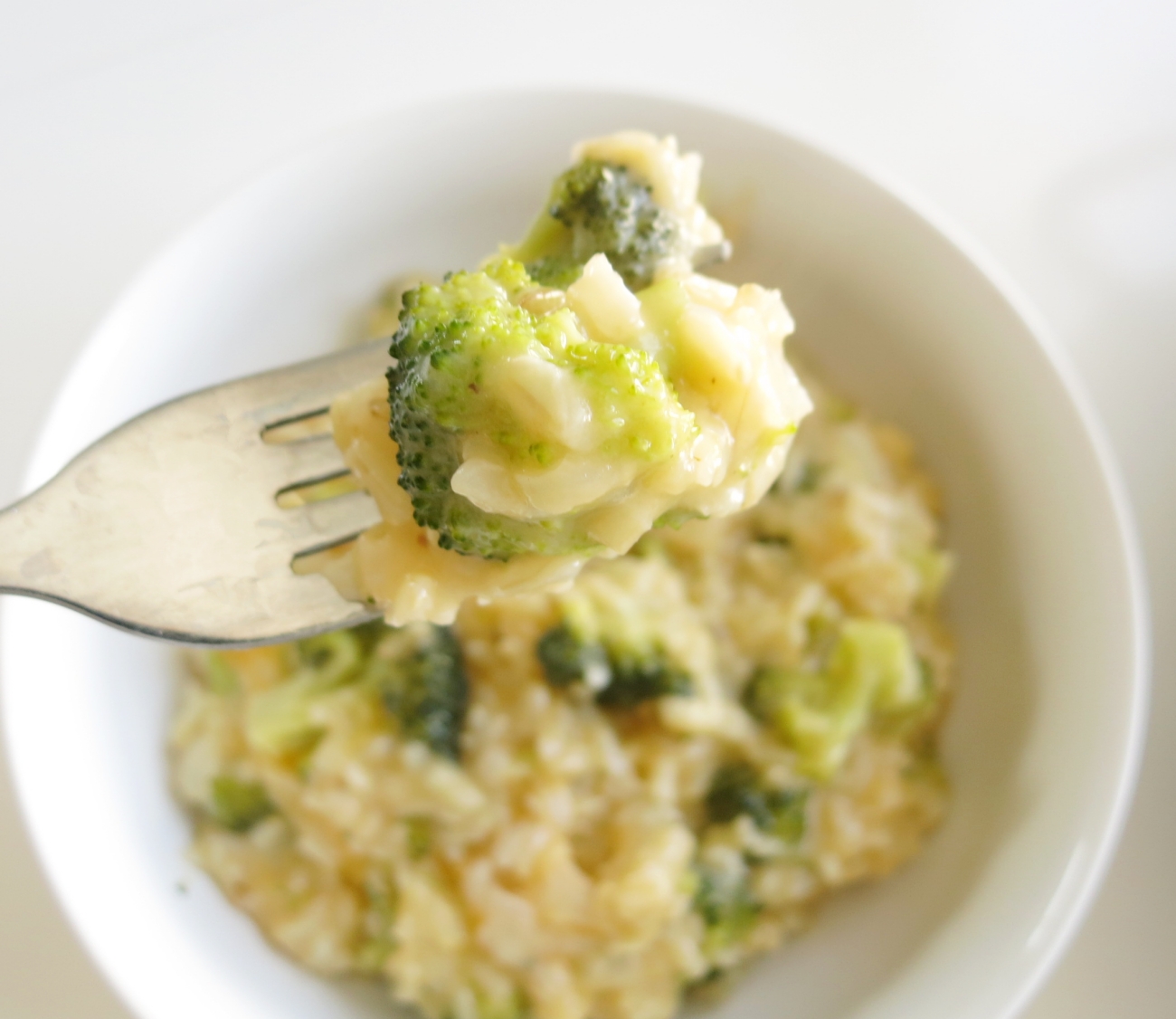 Cheesy Broccoli Brown Rice