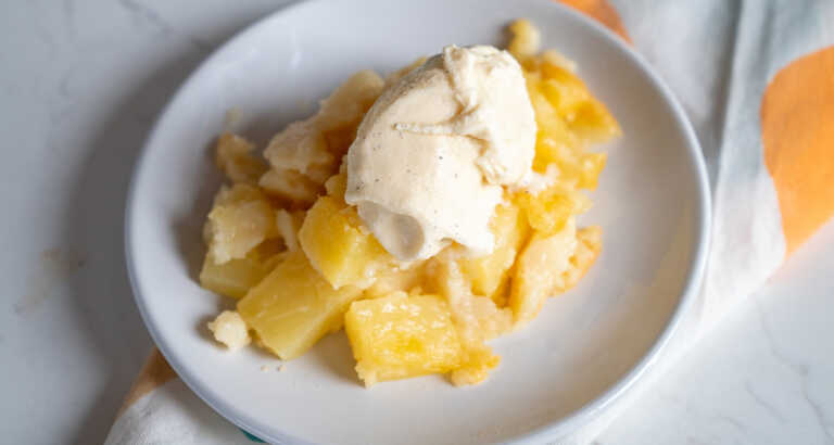 Pineapple Cobbler