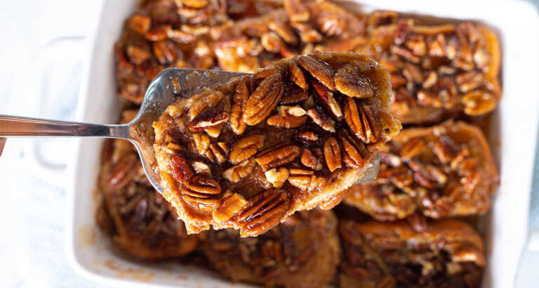 Baked Pecan Pie French Toast