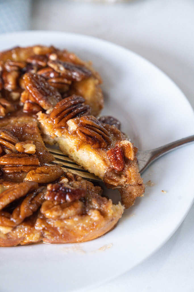 Baked Pecan Pie French Toast | 12 Tomatoes