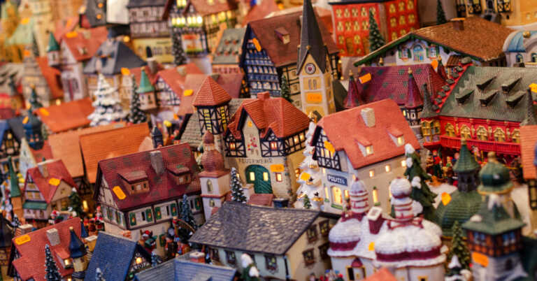 From Paper To Porcelain How The Christmas Village Came To Be A Classic Decoration