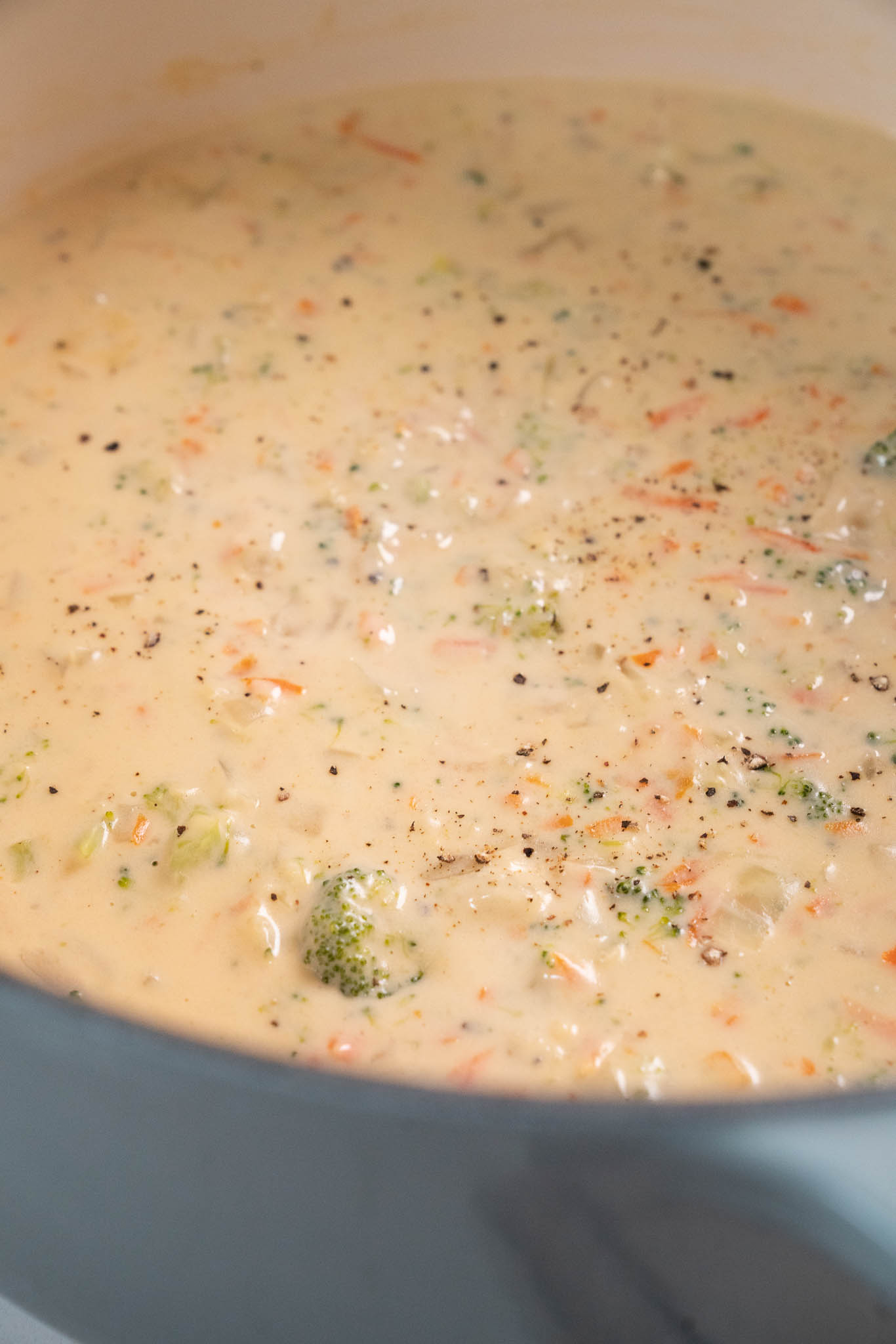 Broccoli Cauliflower Cheese Soup-image