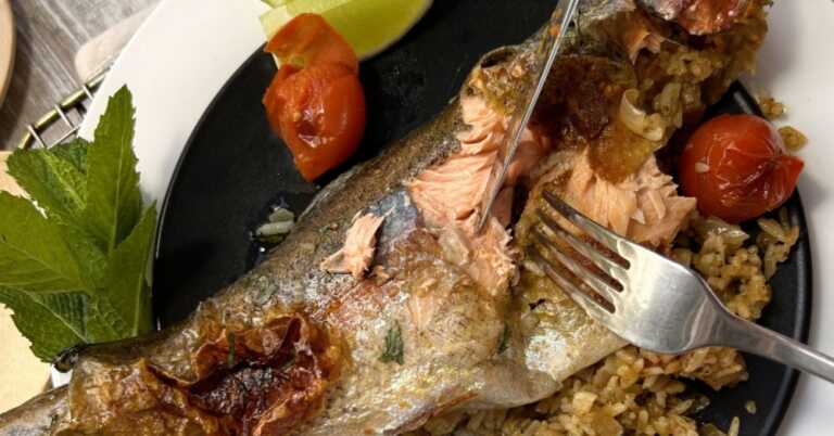 Stuffed Rainbow Trout