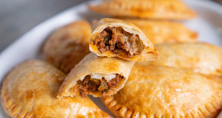 Cheesy Ground Beef Empanadas