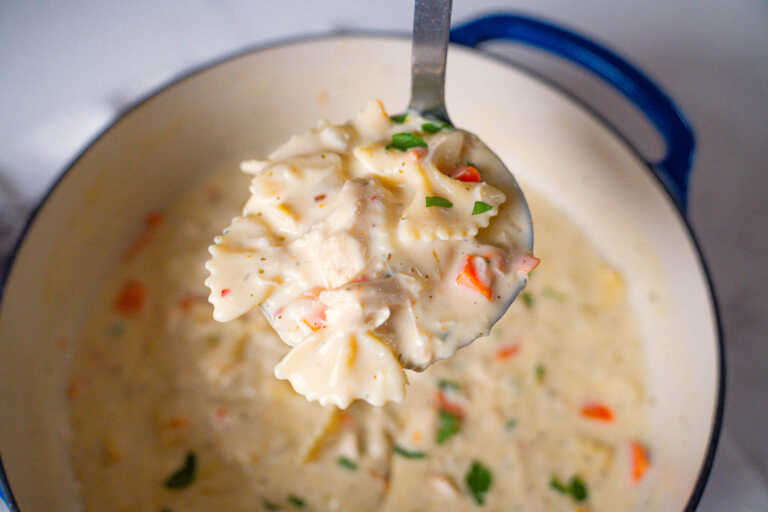 Creamy Chicken Alfredo Soup
