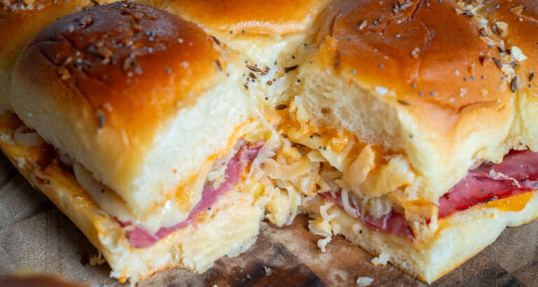 Baked Reuben Sliders