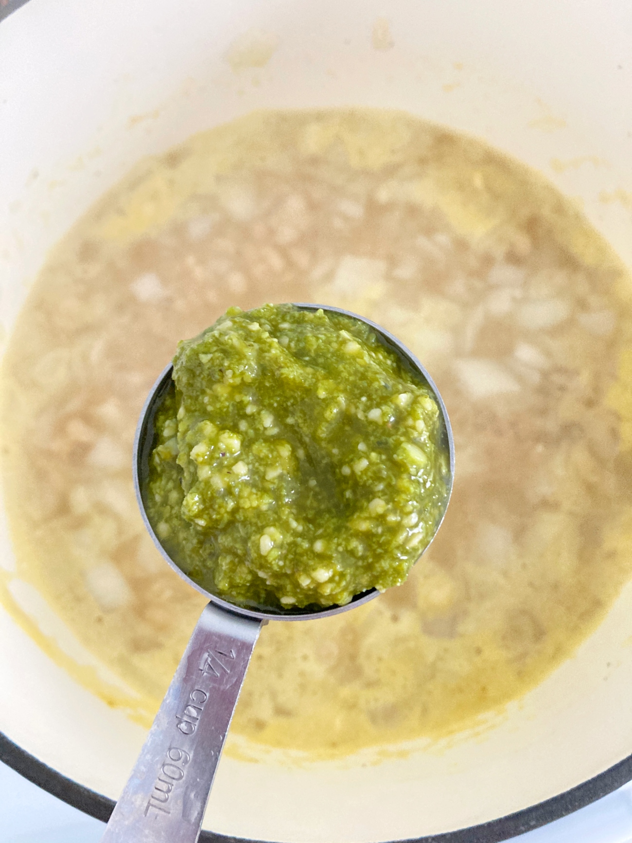 Pesto White Bean Soup
