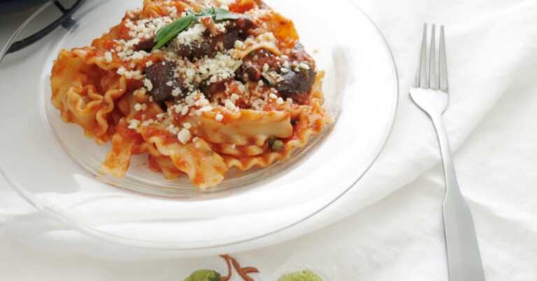 Roasted Eggplant Pasta