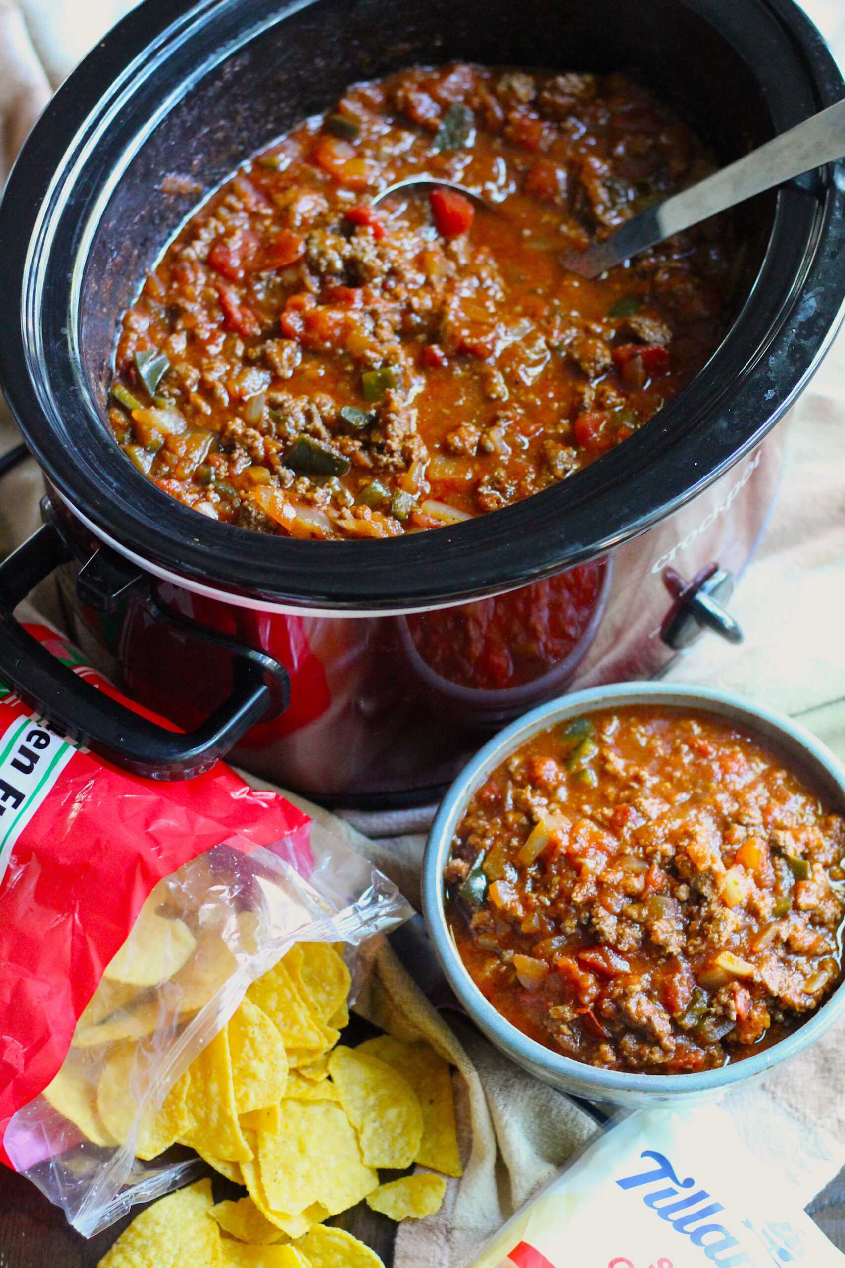 Slow Cooker No-Bean Chili | 12 Tomatoes
