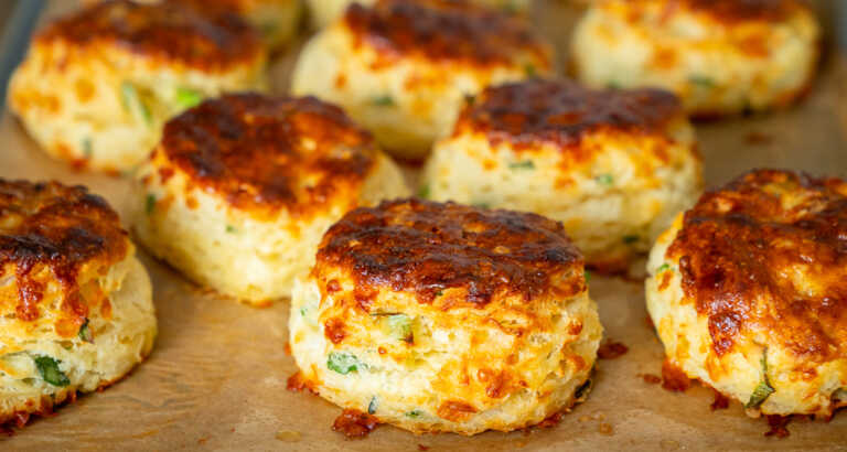 Irish Cheddar Scallion Biscuits