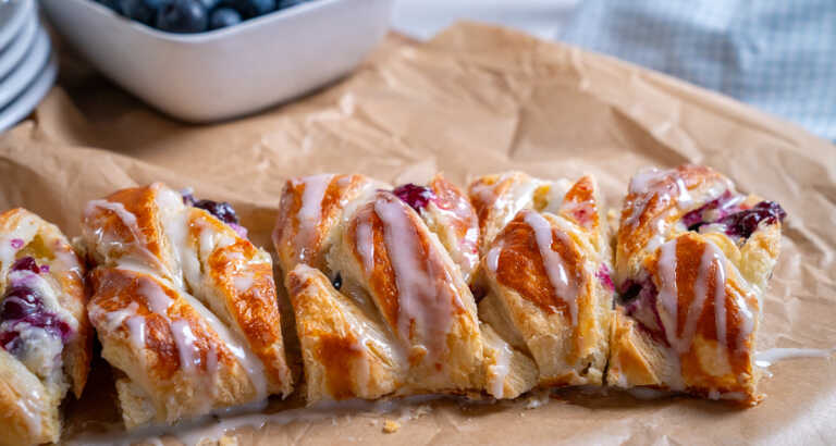 Blueberry Cream Cheese Danish