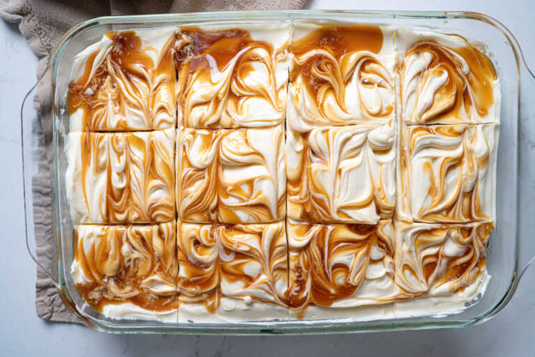 Caramel Poke Cake