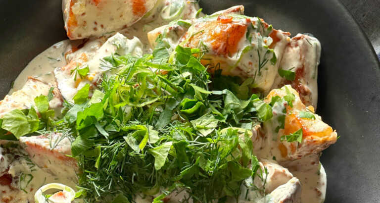 Crispy Potato Salad