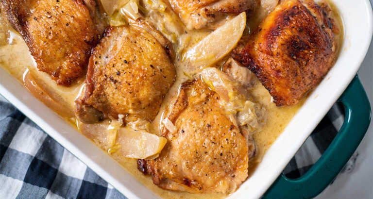 French Chicken Normandy Casserole
