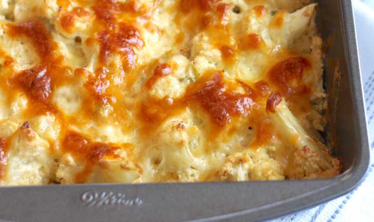 Queso Cauliflower Bake