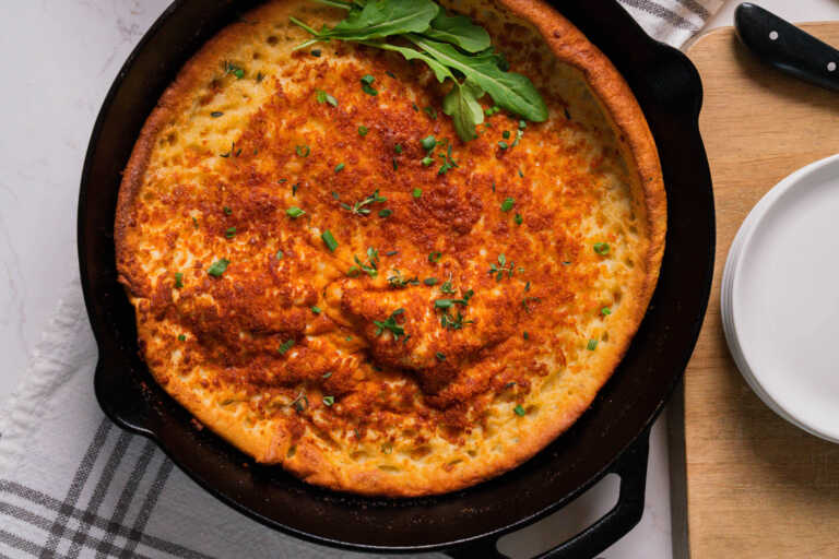 Herb & Cheese Dutch Baby