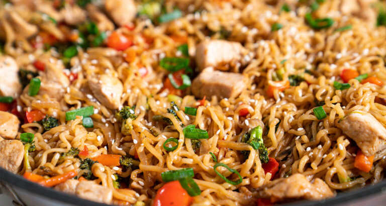 Chicken Ramen Skillet