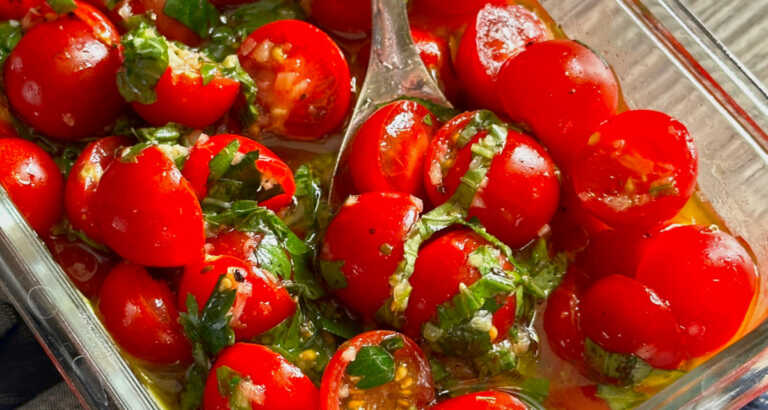 Marinated Cherry Tomatoes