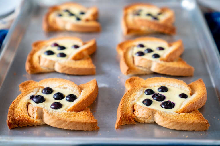 Twisted Custard Toast