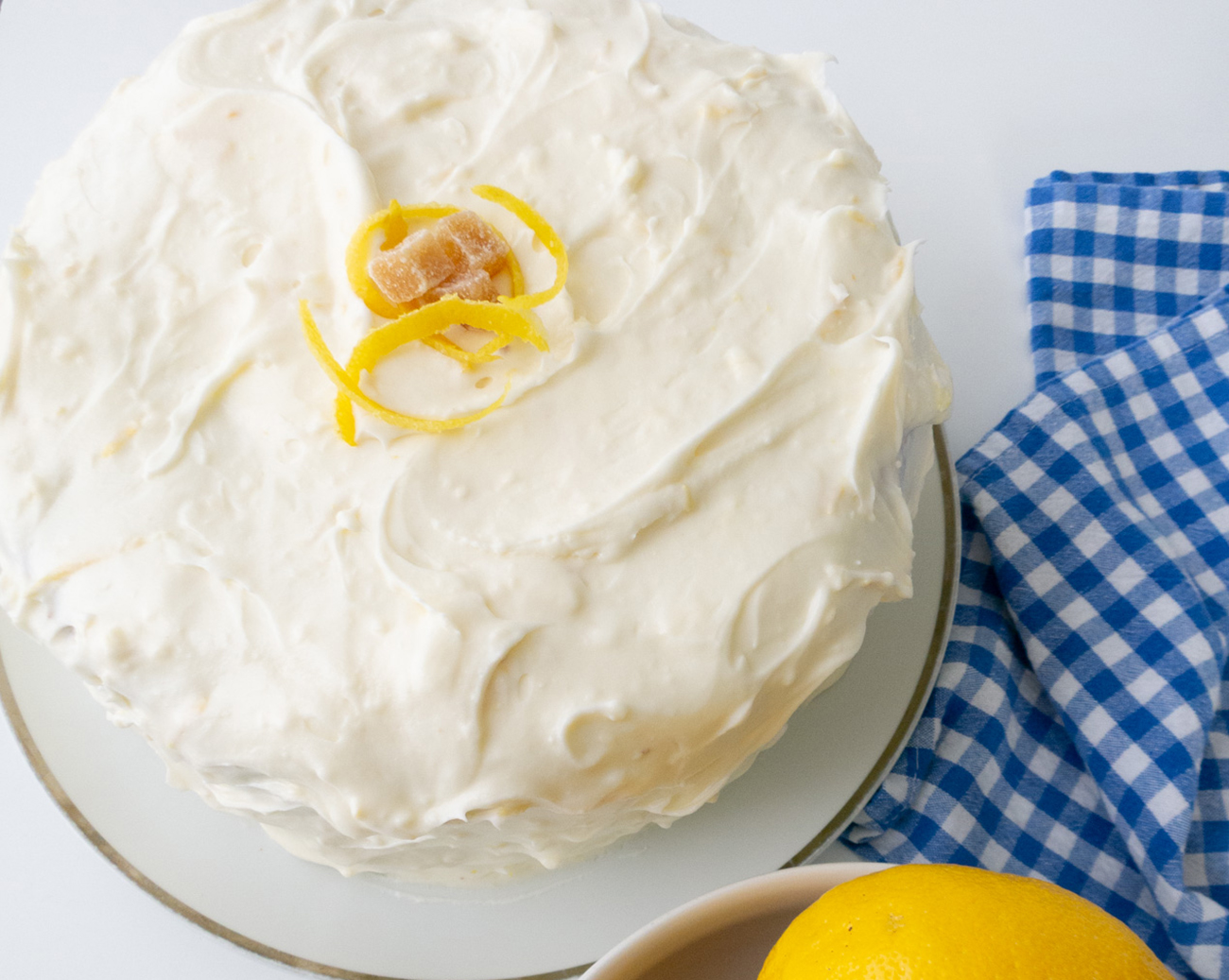 Lemon Ginger Layer Cake
