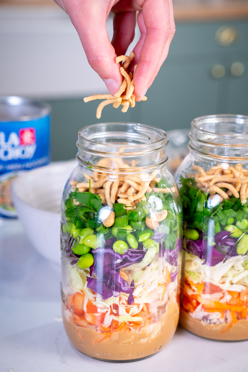 Meal Prep Mason Jar Salad Vertical 2