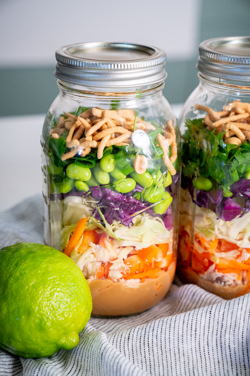 Meal Prep Mason Jar Salad Vertical 4