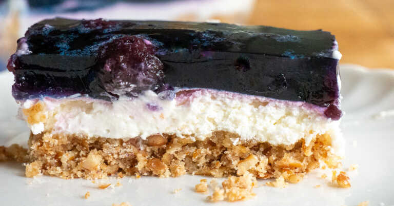 Blueberry Pretzel Salad