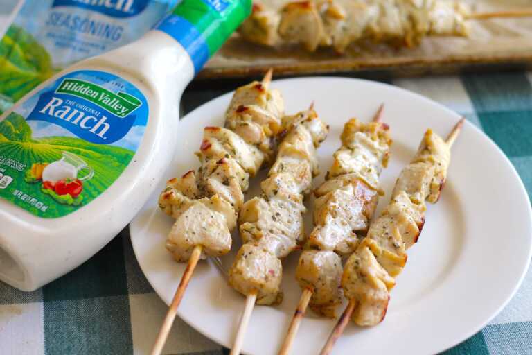 Ranch Chicken Skewers