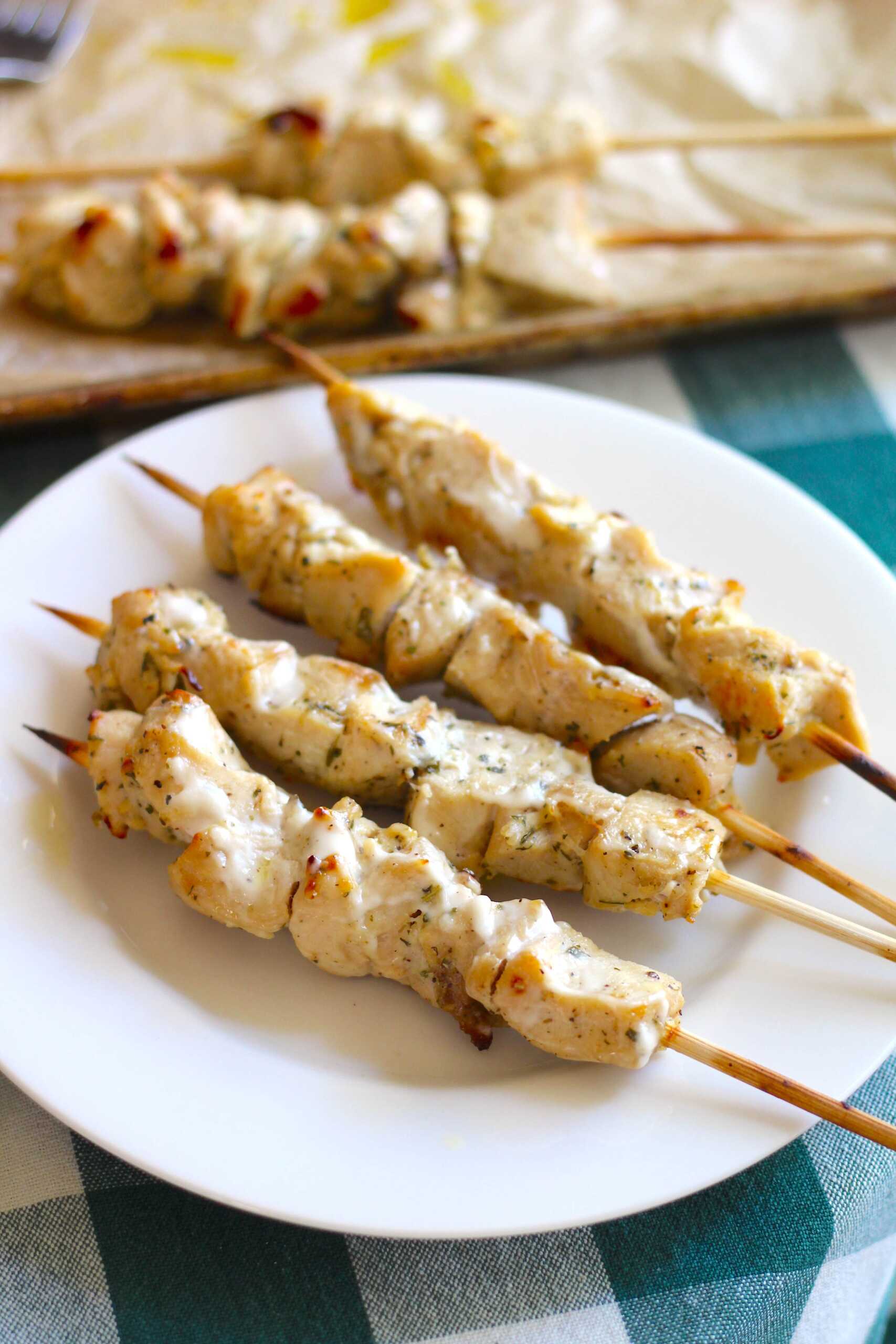 Ranch Chicken Skewers 10-min