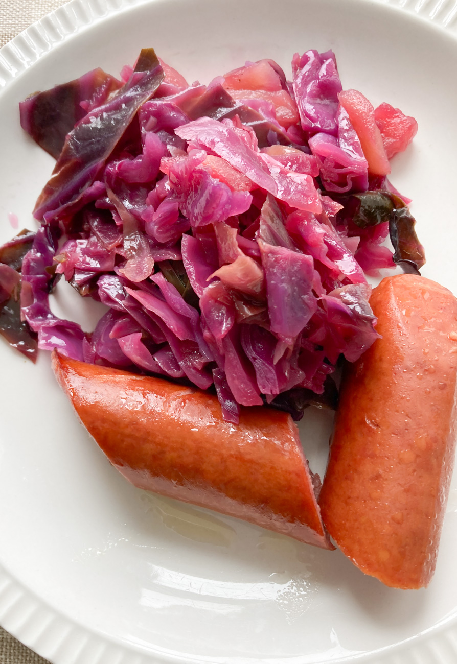 Red Cabbage and Apples
