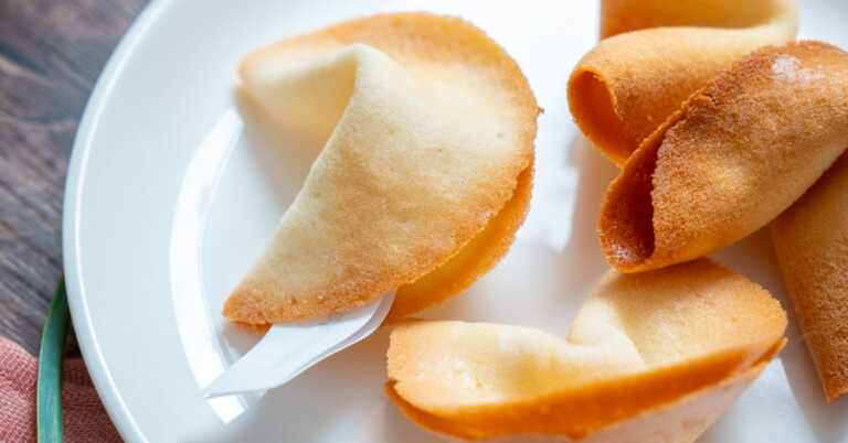 Homemade Fortune Cookies