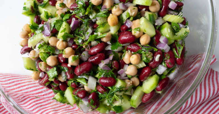 Mediterranean Bean Salad