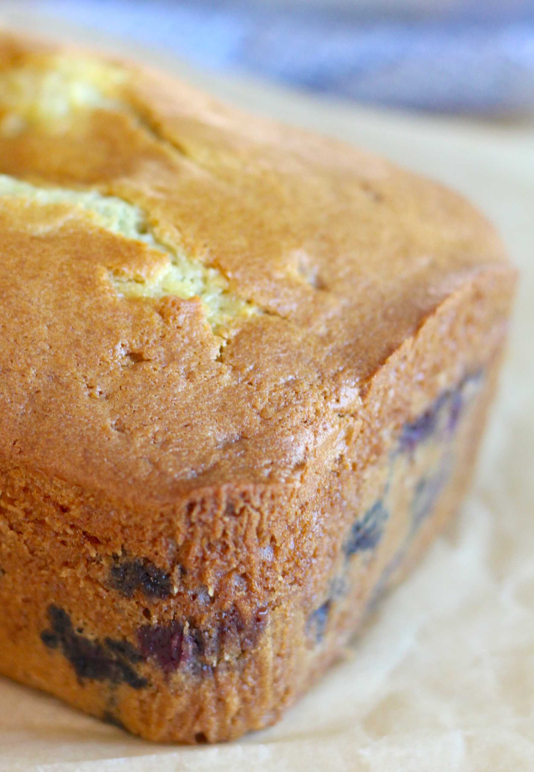 Blueberry Muffin Bread 5-min