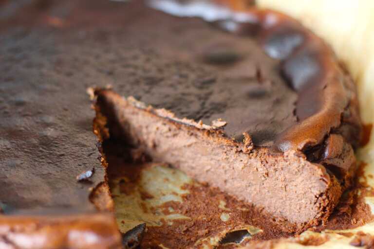 Chocolate Basque Cheesecake