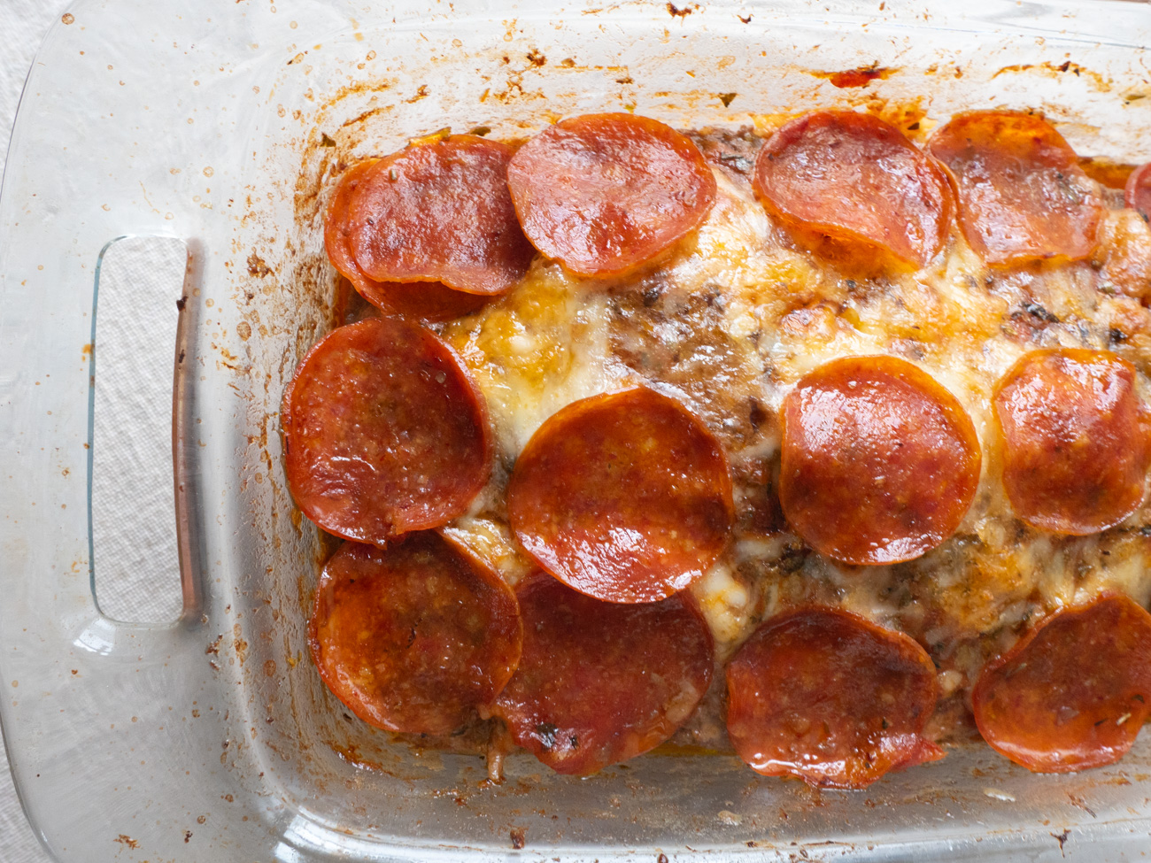 Pepperoni Pizza Meatloaf

